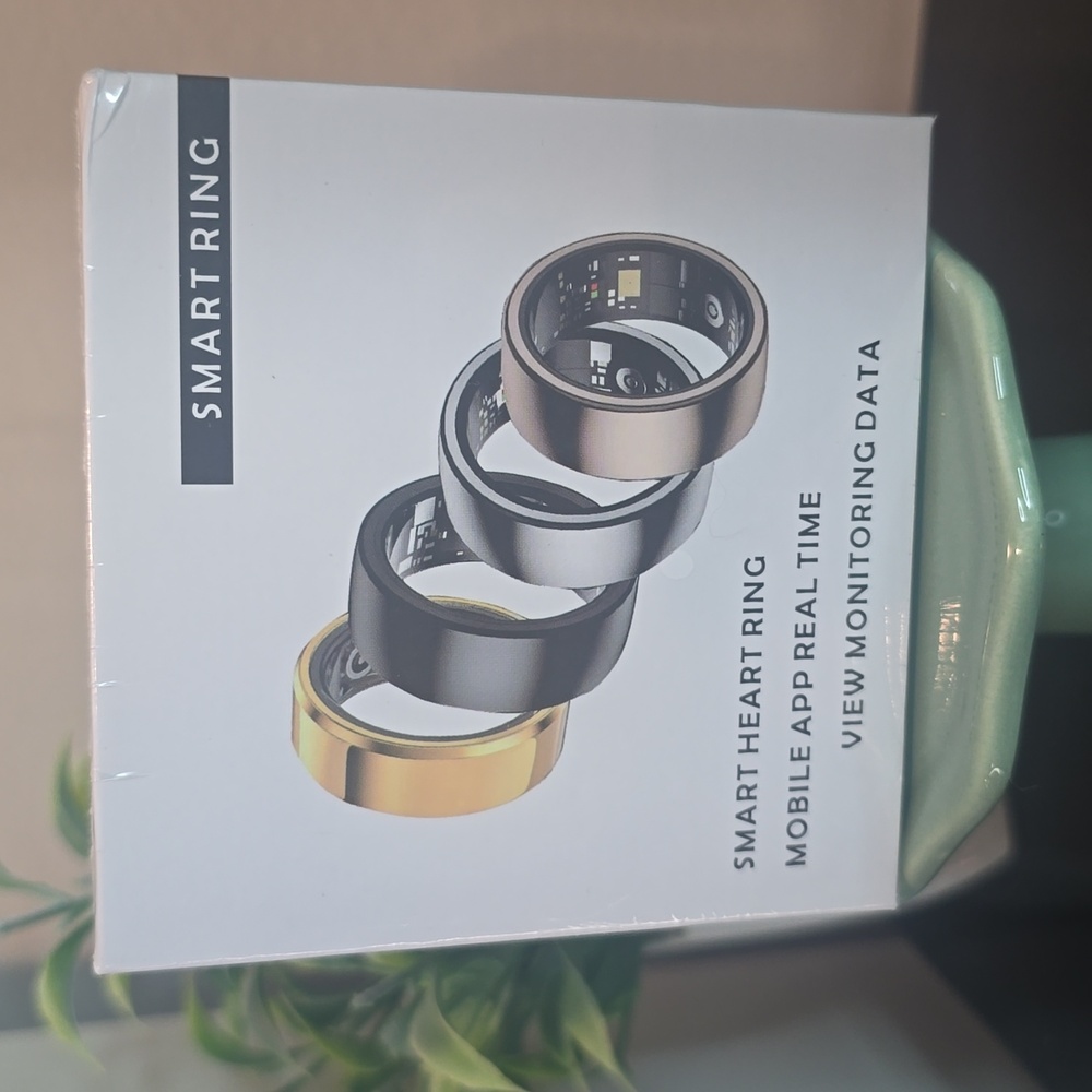 Innovative Smart Heart Ring, Silver Size 9